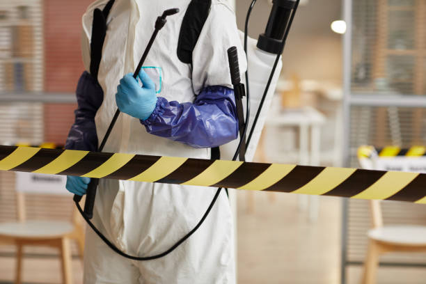 Professional Biohazard Cleanup technician working in Olney, IL